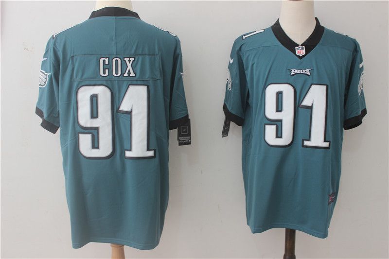 Men Philadelphia Eagles #91 Cox Green Nike Vapor Untouchable Limited NFL Jerseys->arizona cardinals->NFL Jersey